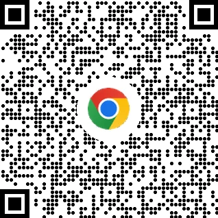 Código QR para descargar el navegador Chrome en dispositivos móviles